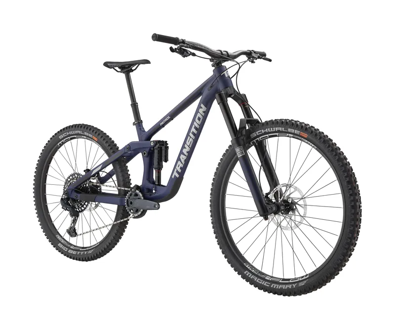 2021 Transition Patrol Alloy Deore Full-Suspension MTB in Blueberry